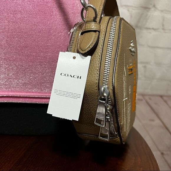 COACH X MICHEL JEAN BASQUIAT LIMITED EDITION  Hexagonal Crossbody bag nwt - Picture 6 of 16